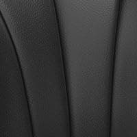 Counter Height Swivel Bar Stool Set, Black, 24" PU Leather, Kitchen Dining Room