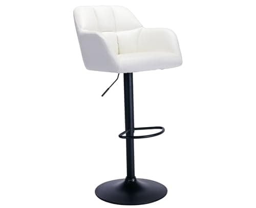 EALSON Modern Swivel Bar Stools Set of 2 Brown Leather