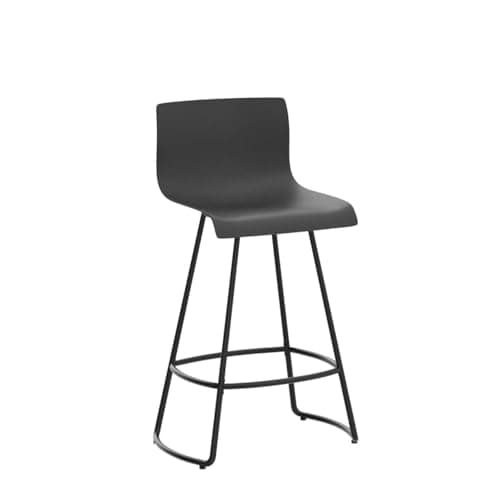 Modern Swivel Bar Stools Set of 4, Counter Height, Black