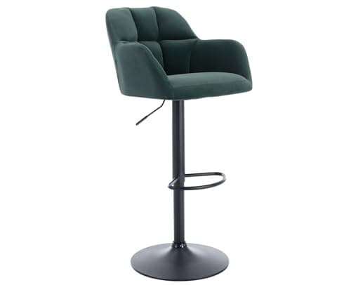 EALSON Modern Swivel Bar Stools Set of 2 Brown Leather