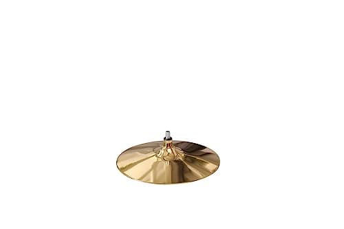Fabric Swivel Accent Chair with Gold Metal Base, Navy Color