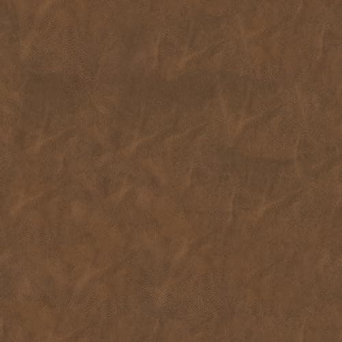 Double-Layer Brown Faux Leather Bar Stools Set of 4 24"-32" Adjustable