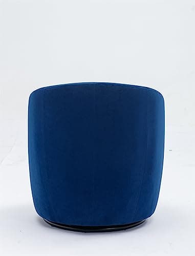 Modern Blue Velvet Swivel Accent Chair for Living Room