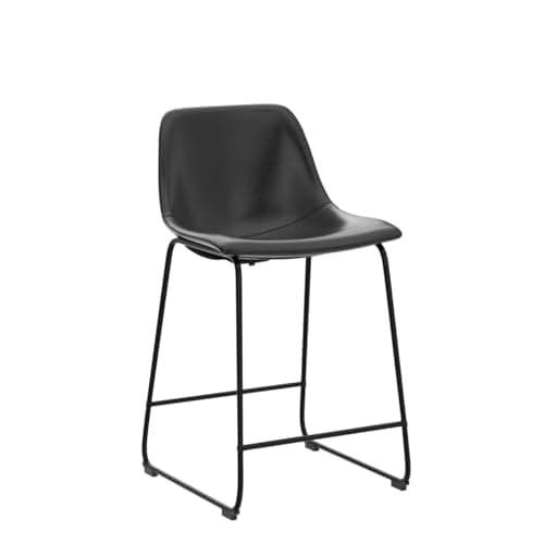 TAVR Counter Height Dining Chairs Set, Black, Vintage Style, Up to 500 lbs