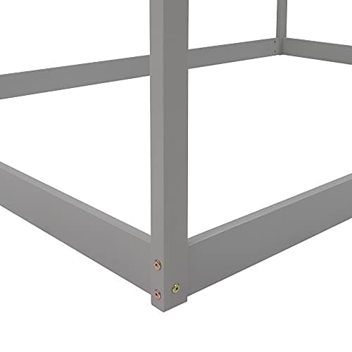 Wooden House Bed Frame for Boys and Girls