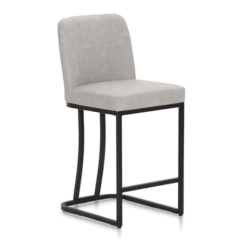 PHI VILLA Black Bar Stools Set of 4 for Kitchen Island