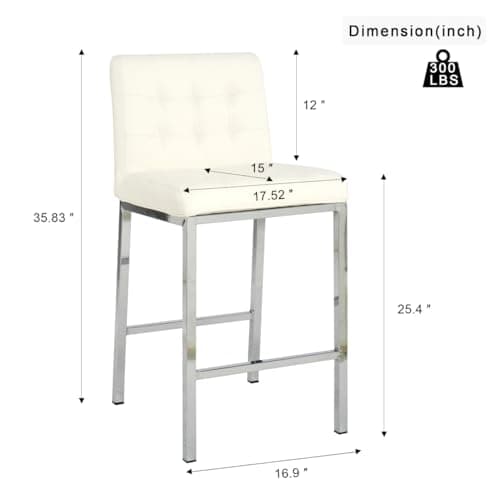 Modern Design Bar Stools Set of 2 for Living Room, Kitchen, Restaurant