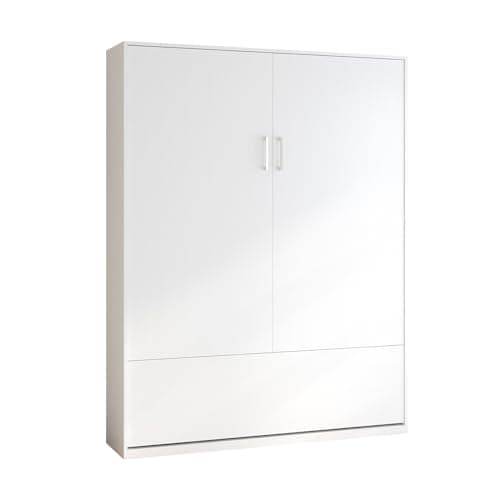 Modern White Murphy Bed Cabinet for Guest Bedroom