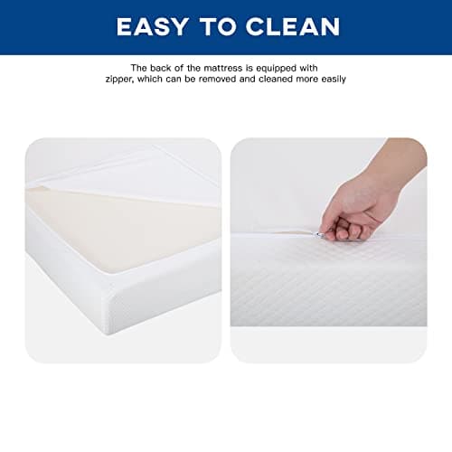 CertiPUR-US Certified FDW 10 Inch Gel Memory Foam Mattress - Medium Firm