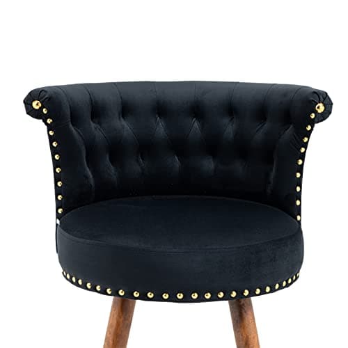 Swivel Bar Stools Set of 2 for Kitchen Island or Dining Room, Black