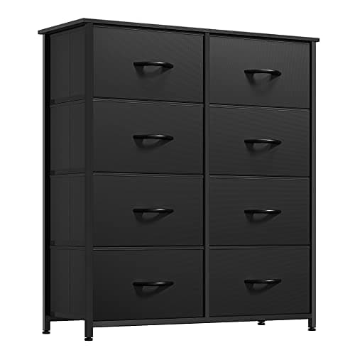 YITAHOME Tall Dresser with 8 Drawers & Fabric Bins for Bedroom & Closet