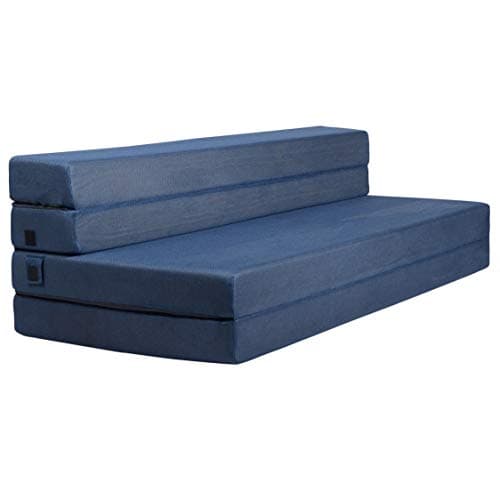 Milliard Tri-Fold Foam Queen Mattress & Sofa Bed for Guests