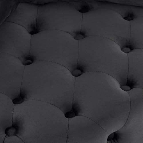 i-POOK Velvet Swivel Barrel Accent Chair with Button Tufted Design and 3 Pillows