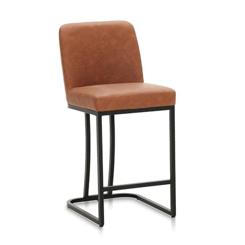 PHI VILLA Black Bar Stools Set of 4 for Kitchen Island
