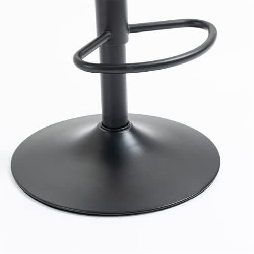 Adjustable Swivel Bar Stools Set of 2 with Back and Footrest for Kitchen Pub Dining Room