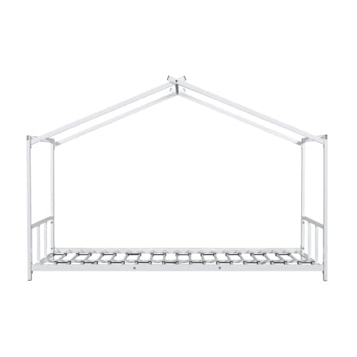 Montessori Floor Bed for Kids with Roof Design and Easy Assembly