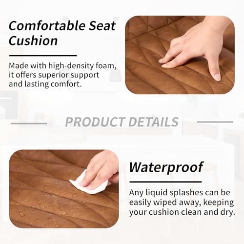 Brown Counter Height Adjustable Bar Stool Set (25"-33", 4PCS)