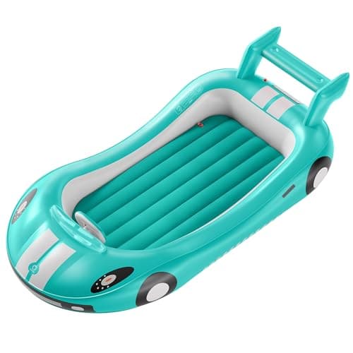 QPAU Portable Kids Bed with Sides, Ideal for Camping and Travel