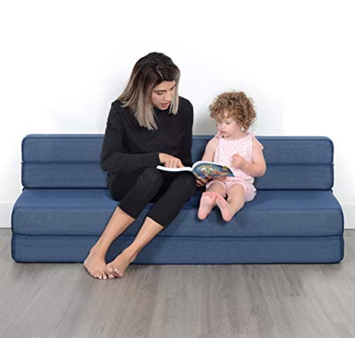 Milliard Tri-Fold Foam Queen Mattress & Sofa Bed for Guests