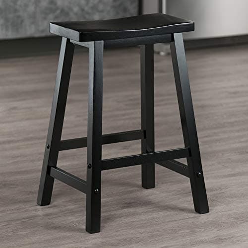 Winsome Satori 24" Black Counter Stool