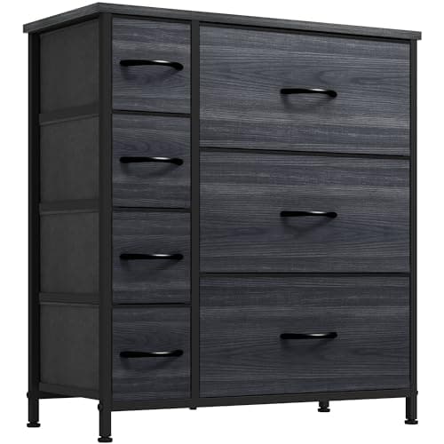 YITAHOME Tall Dresser with 8 Drawers & Fabric Bins for Bedroom & Closet