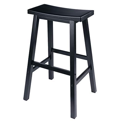 Winsome Satori 24" Black Counter Stool