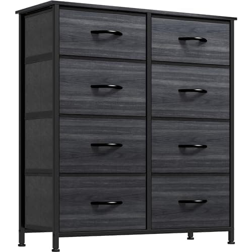 YITAHOME Tall Dresser with 8 Drawers & Fabric Bins for Bedroom & Closet