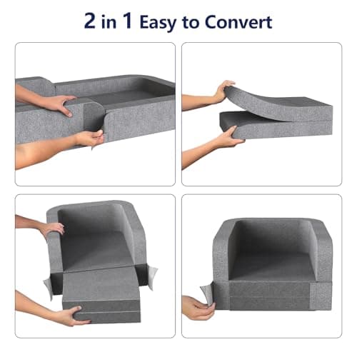 2-in-1 Travel Bed Sofa Chair for Toddlers