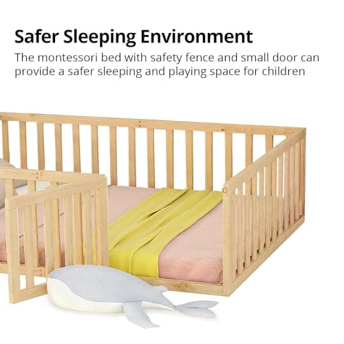 Montessori Twin Floor Bed for Kids
