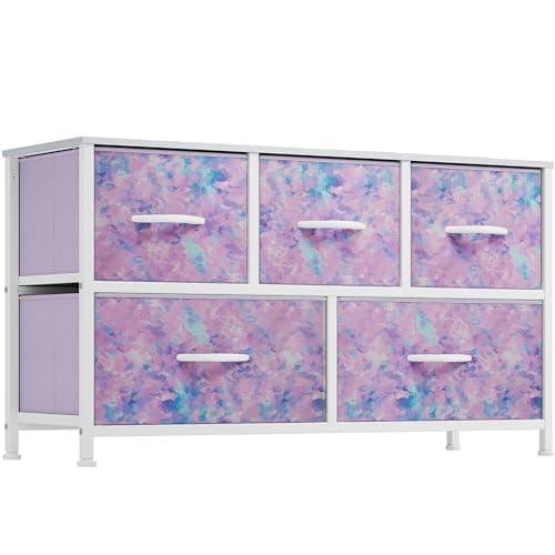 YITAHOME Tall Dresser with 8 Drawers & Fabric Bins for Bedroom & Closet