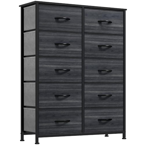 YITAHOME Tall Dresser with 8 Drawers & Fabric Bins for Bedroom & Closet