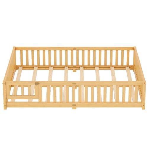 Queen Size Montessori Floor Bed for Kids