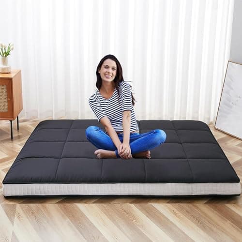 LILYPELLE Japanese Queen Size Foldable Mattress - Portable & Easy to Store