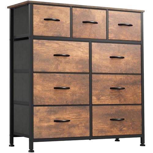 YITAHOME Tall Dresser with 8 Drawers & Fabric Bins for Bedroom & Closet
