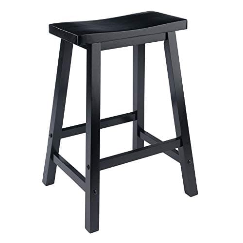 Winsome Satori 24" Black Counter Stool