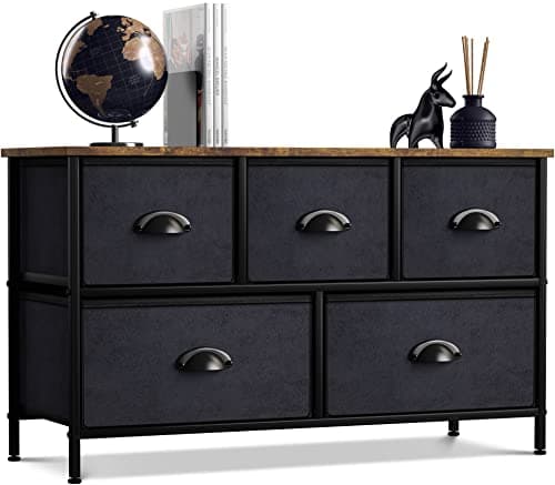 Sorbus 7-Drawer Dresser with Steel Frame & Wood Top