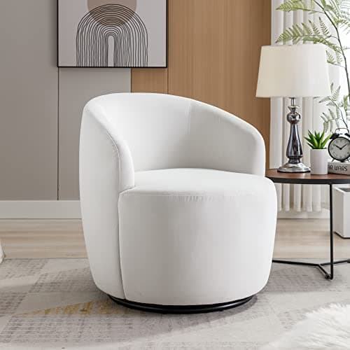 Swivel Accent Barrel Chair for Bedroom Living Room Lounge Hotel