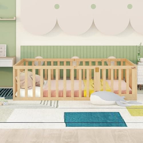Montessori Twin Floor Bed for Kids
