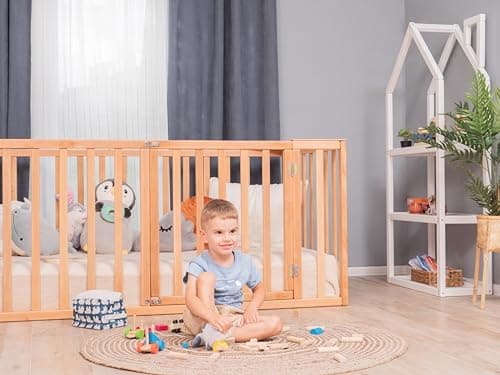 Montessori Toddler Floor Bed with Rails - Kids Bed Frame