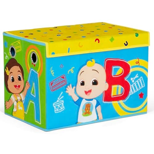 Delta Children CoComelon Green Room-in-a-Box Set: Bed, Table, Chair, Toy Box