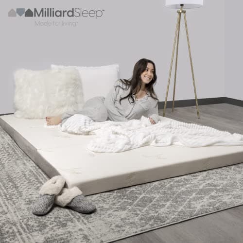 Milliard Full Size Tri-Fold Mattress with Washable Cover