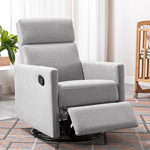 i-POOK 360 Degree Swivel Recliner Chair, Gray