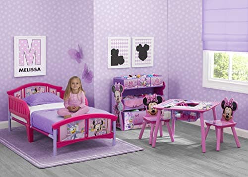 Delta Children Disney Minnie Mouse Toddler Plastic Bed