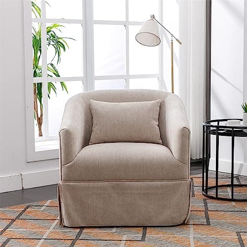 Modern Blue Swivel Accent Chair for Living Room or Bedroom