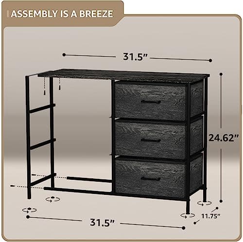 Sorbus Dresser with 6 Faux Wood Drawers - Storage Furniture for Bedroom & Closet