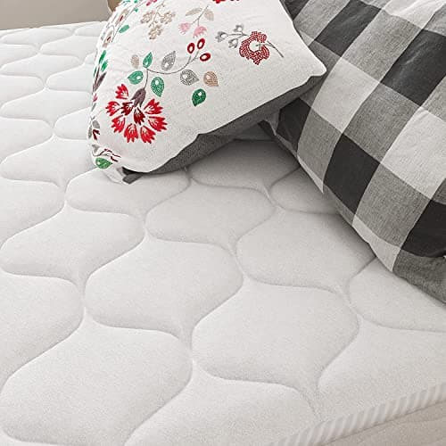 NapQueen 6 Inch Medium Firm Support Mattress, White Bed in a Box