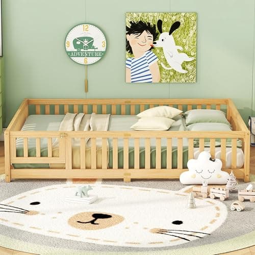 Queen Size Montessori Floor Bed for Kids
