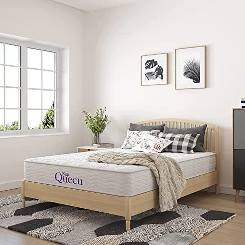 NapQueen 6 Inch Medium Firm Support Mattress, White Bed in a Box