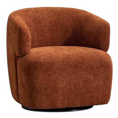 Sherpa Teddy Swivel Chair, Beige Cream White, Cozy Living Room Accent