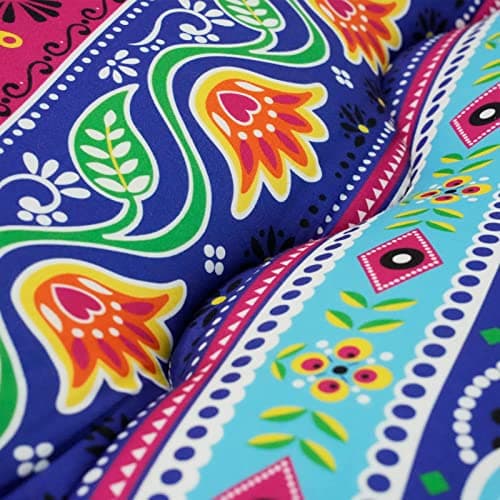 MAXYOYO Boho Floral Japanese Futon Mattress Full Size Folding Camping Sleeping Pad